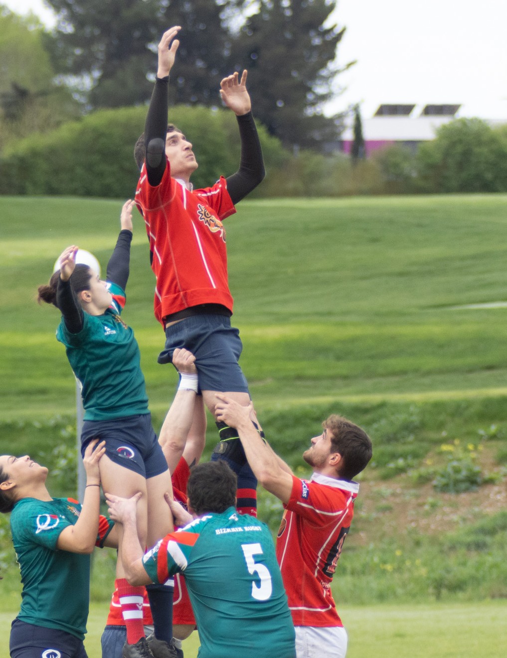 Crónica Amistoso Navarra vs Bizkaia (rugby inclusivo)